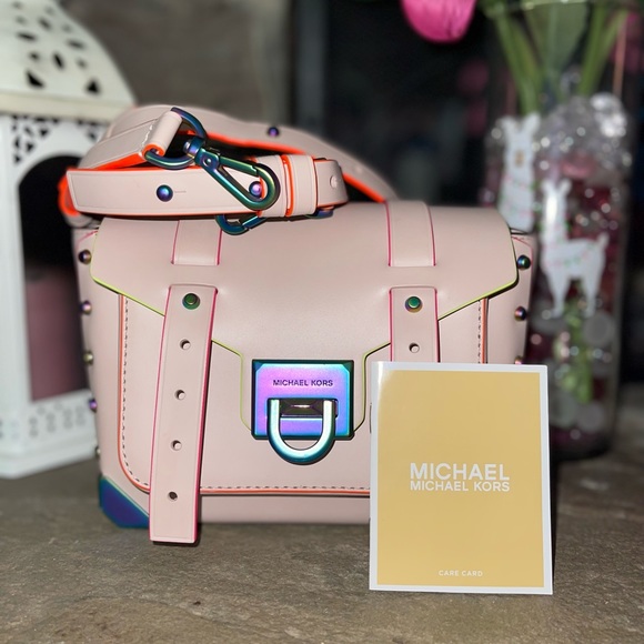 MK Pink multicolor purse.
